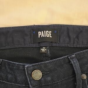 PAIGE Dark Indigo Denim Jeans